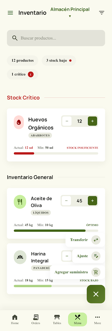 Gestión de inventario